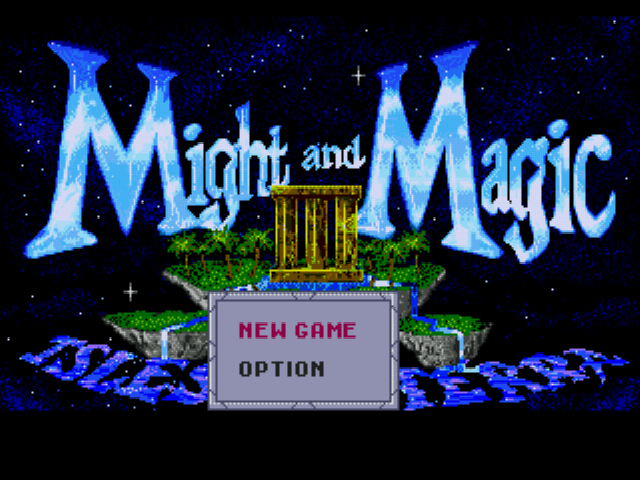 Might and Magic III - Isles of Terra Title Screen